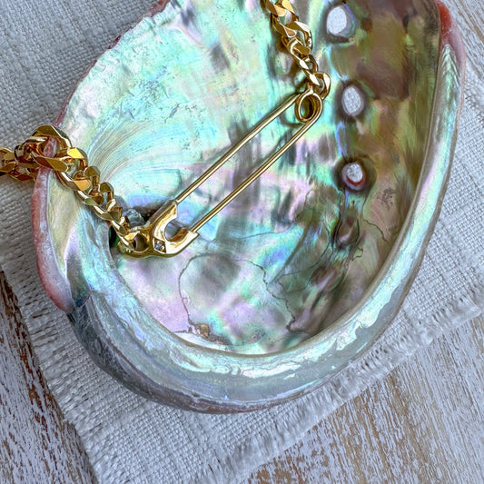 Safety Pin Large Necklace